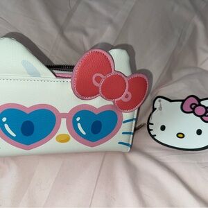 Hello Kitty White and Pink Wallet